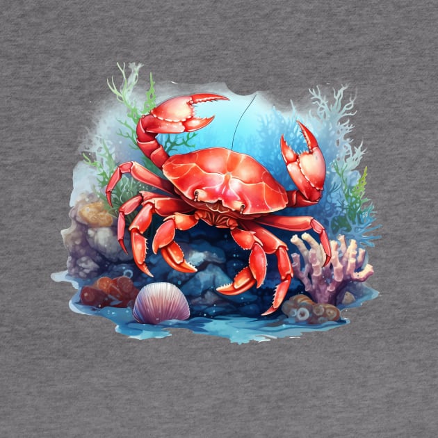 Red Crab by zooleisurelife